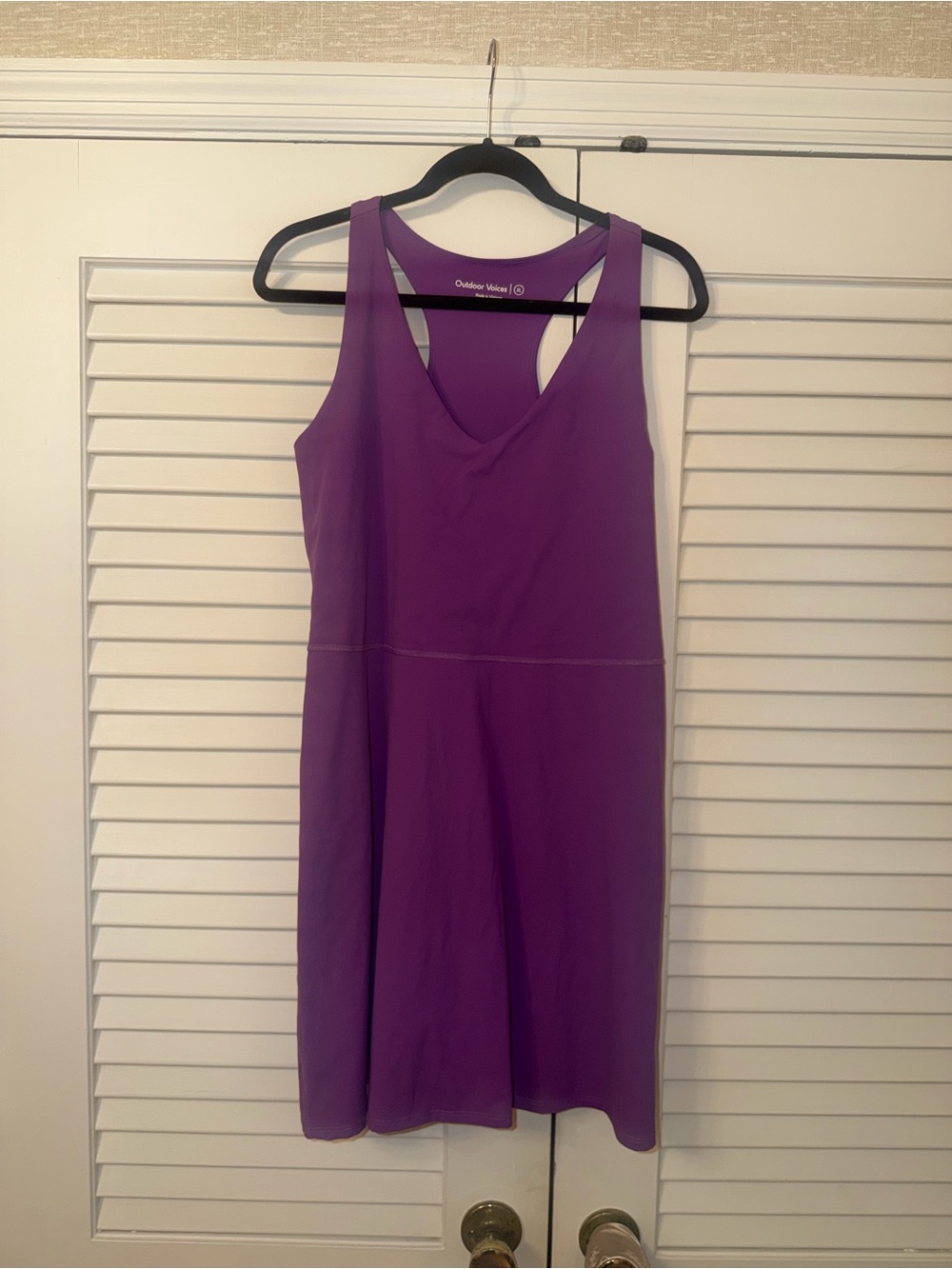 Outdoor Voices Violet Racerback Mini Dress